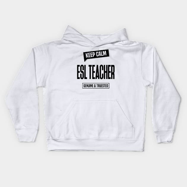 ESL Teacher Kids Hoodie by C_ceconello